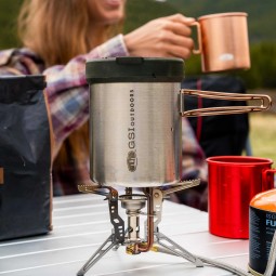 GSI Glacier Personal Javapress Kaffeepresse im Einsatz
