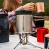 GSI Glacier Personal Javapress Kaffeepresse im Einsatz