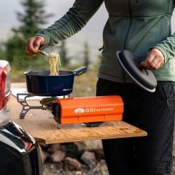 GSI Selkirk 270 Butane Stove Gaskocher mit breitem Flammenbild zum Kochen in großen Töpfen