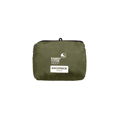 Ticket to the Moon Mini Backpack 15L Army Green Khaki eingepackt
