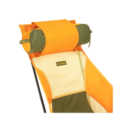 Helinox Sunset Chair Campingstuhl Flame MultiBlock Packsack kann als Kopfkissen genutzt werden