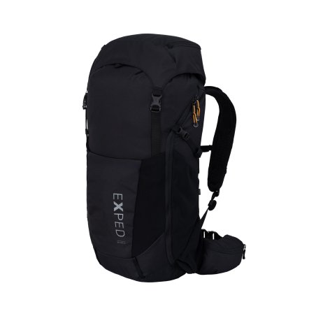 Exped Skyline 45 Rucksack Black mit Deckel ohne Helmhalterung