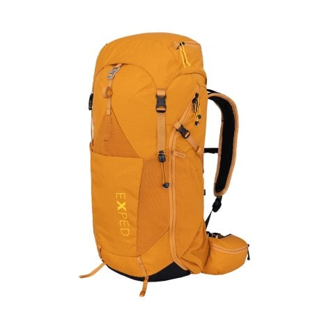 Exped Skyline 45 Rucksack Gold mit Deckel und Helmhalterung