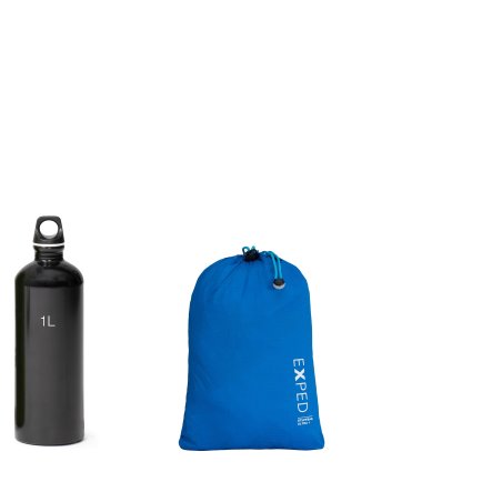 Exped Stuffbag Ultra 1 Packsack Lake Größenvergleich