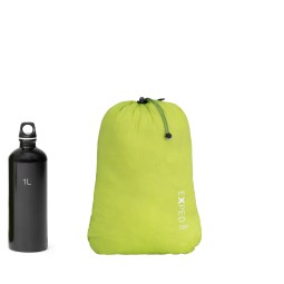 Exped Stuffbag Ultra 5 Packsack Lime Größenvergleich