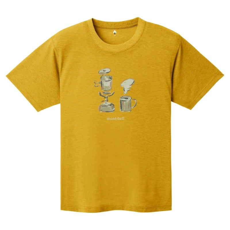 Montbell Wickron T-Shirt Coffee Break Yellow Montbell Wickron T-Shirt Coffee Break Yellow