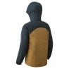 Rückseite Montbell Thunder Pass Jacket Regenjacke Graphite Ocher