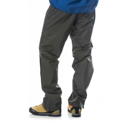 Rückseite Montbell Thunder Pass Pants Regenhose Gunmetal
