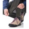 Montbell Thunder Pass Pants Regenhose Damen Gunmetal mit Reißverschlussöffnung