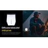 Nitecore HA15 UHE Stirnlampe mit Diffusionsbeutel als Zeltlaterne genutzt
