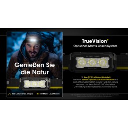 Nitecore HA15 UHE Stirnlampe mit optimierter Lichtausbeute
