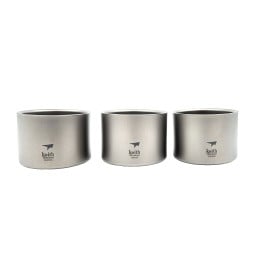 Keith Titanium Mini Teetassen 3er Set Frontansicht