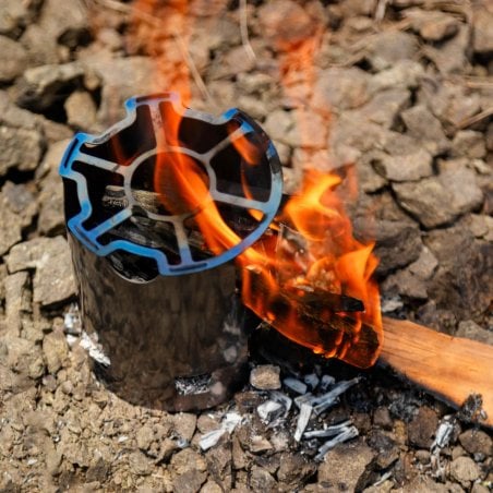 Hobo des Keith Titanium Nesting Camp Sets im Einsatz