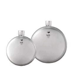 Keith Titanium Cowboy Cantene Feldflasche beide Größen frontal