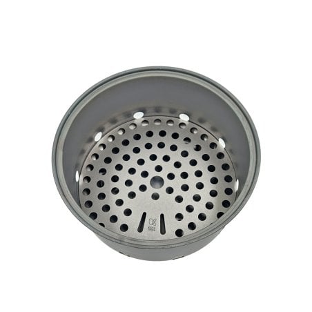 Keith Titanium Portable Grill mit eingesetztem Ascheblech