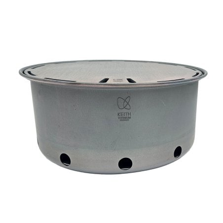 Keith Titanium Portable Grill mit kompaktem Packmaß