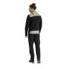 Ortovox Fleece Light Hoody Black Raven Rückansicht von Model getragen