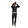 Ortovox Fleece Light Hoody Black Raven Vorderansicht