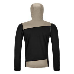 Ortovox Fleece Light Hoody Black Raven Rückseite