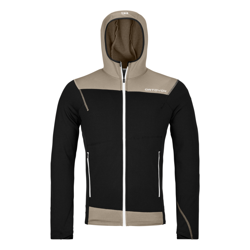 Ortovox Fleece Light Hoody M Black Raven Ortovox Fleece Light Hoody M Black Raven