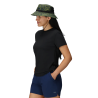 Outdoor Research Odyssey Bucket Hat Willow Atoms weibliches Model seitliche Ansicht