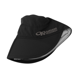Outdoor Research Radar Pocket Cap Black zusammengefaltet