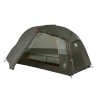 Big Agnes Copper Spur UL1 Zelt Lichen Green mit aufgerolltem Eingang