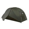 Big Agnes Copper Spur UL1 Zelt Lichen Green mit teils hochgespanntem Eingang