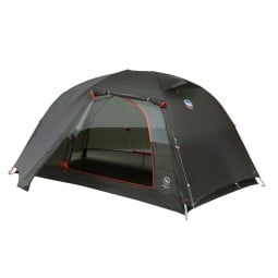 Big Agnes Copper Spur UL2 Zelt Lichen Green Eingang hochgerollt