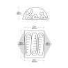 Abmessungen Big Agnes Copper Spur UL3 XL Zelt