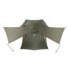Big Agnes Copper Spur UL3 XL Zelt mit aufgestellten Eingangstüren