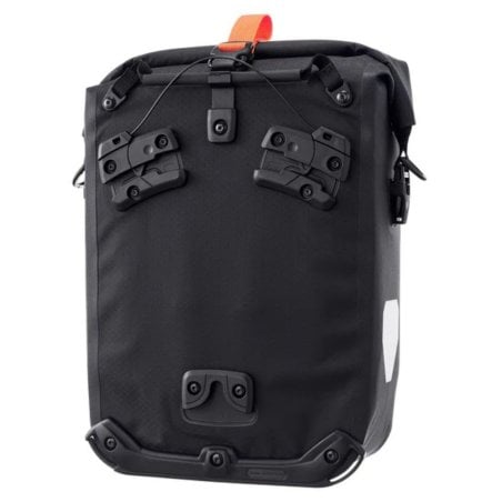 ORTLIEB Gravel-Pack QL 3.1 Single Black Matt - Rückseite mit QL3.1 Befestigung