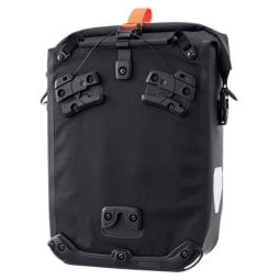 ORTLIEB Gravel-Pack QL 3.1 Single Black Matt - Rückseite mit QL3.1 Befestigung