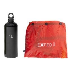Exped Bike + Hike Poncho UL ausgeklapptes Packmaß