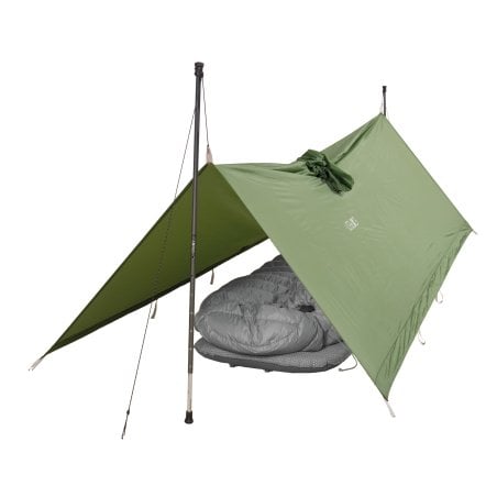 Exped Tarp Poncho als Tarp im Einsatz
