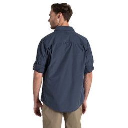 Rückansicht Craghoppers NosiLife Kiwi Langarmshirt Ombre Blue