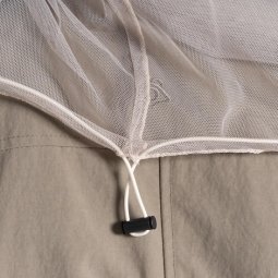 Verstellung per Kordelzug am Mückennetz des Craghoppers NosiLife Ultimate Hat II Woodland Green Sonnenhutes