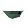 Ticket To The Moon Lightest Pro Hammock Forest Green - aufgebaut und geschlossen