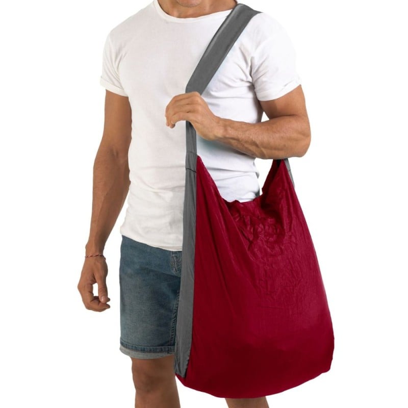 Ticket To The Moon Eco Bag L - Farbe Burgundy / Dark Grey Ticket To The Moon Eco Bag L - Farbe Burgundy / Dark Grey