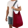 Ticket To The Moon Eco Bag L - Farbe Burgundy / Dark Grey