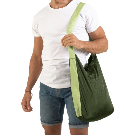 Ticket To The Moon Eco Bag Medium Army Green / Green Apple