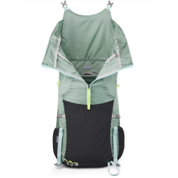 Gossamer Gear Loris 25 Daypack Green mit geöffnetem Hauptfach