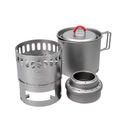 Evernew Ti Mug Pot 500 Stove Set