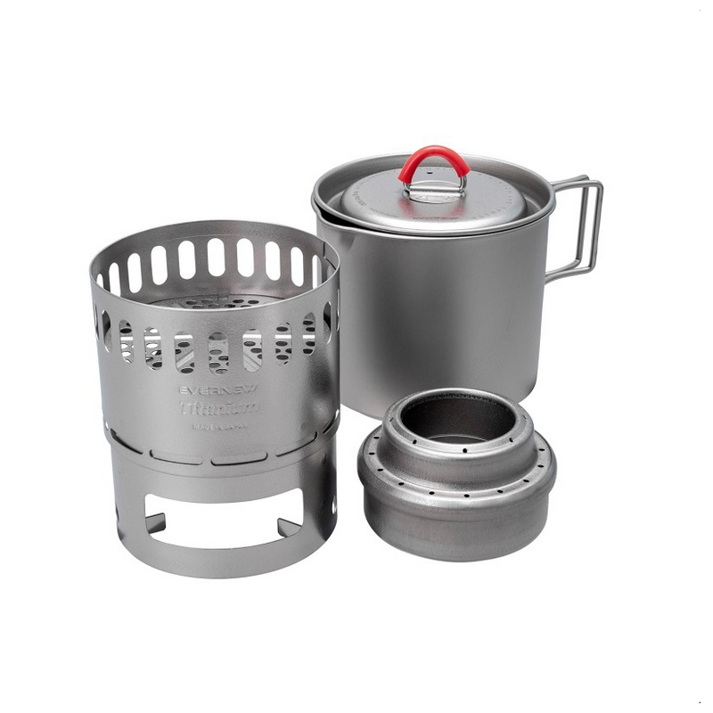 Evernew Ti Mug Pot 500 Stove Set Evernew Ti Mug Pot 500 Stove Set