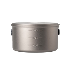 Evernew Ti Pot 1900 T0.4 mit eingeprägter Skala