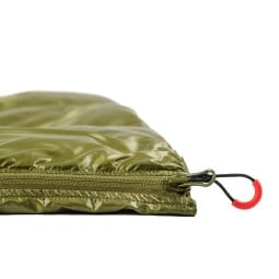 Pajak Quest Blanket Light Daunendecke Oliv Reißverschluss mit komfortabler Griffschlaufe