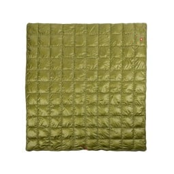 Pajak Quest Blanket Light Daunendecke Oliv ausgebreitet