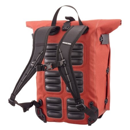 ORTLIEB Vario Plus 26L Tagesrucksack Dark Chili Tragesystem und Rückenpolster