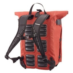 ORTLIEB Vario Plus 26L Tagesrucksack Dark Chili Tragesystem und Rückenpolster