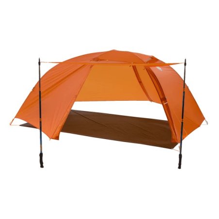 Big Agnes Footprint Copper Spur UL3 XL beispielhaft mit Außenzelt allein aufgebaut